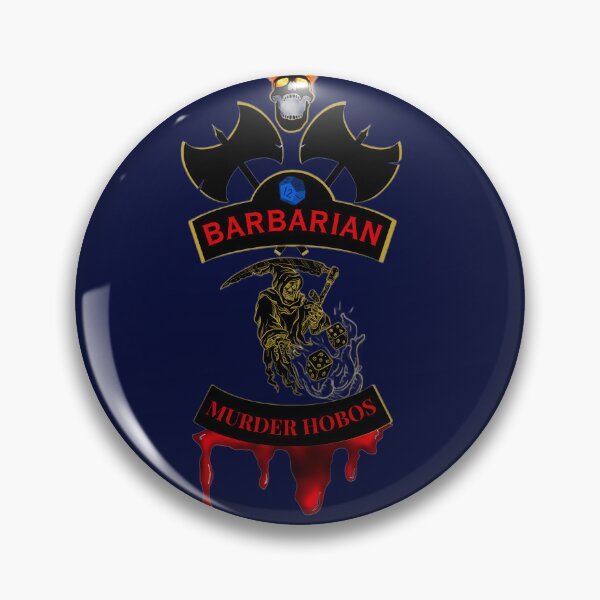 Item preview, Barbarian. Murder Hobos. Biker Patch Style designed and sold by Ferndragons.