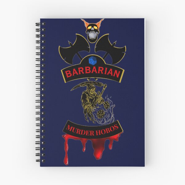 Item preview, Barbarian. Murder Hobos. Biker Patch Style designed and sold by Ferndragons.
