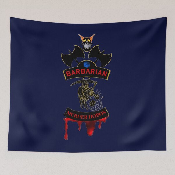 Item preview, Barbarian. Murder Hobos. Biker Patch Style designed and sold by Ferndragons.