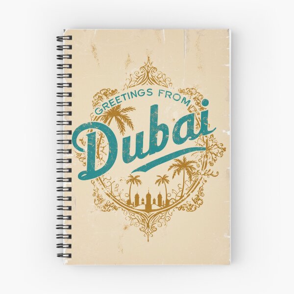 Item preview, Dubai United Arab Emirates Vintage Travel Retro Postcard Design designed and sold by TravelPostcardGems.