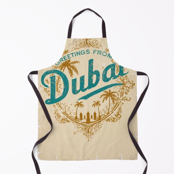 Item preview, Dubai United Arab Emirates Vintage Travel Retro Postcard Design designed and sold by TravelPostcardGems.