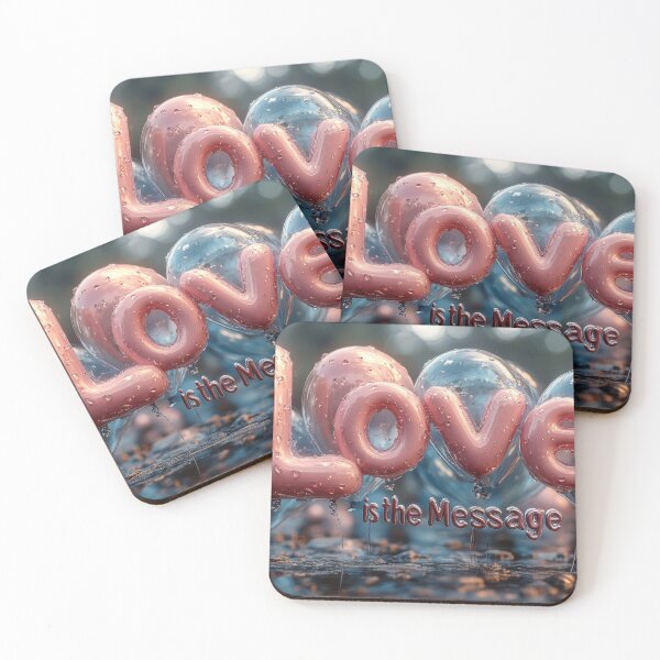 Item preview, Love is the message sign  designed and sold by EgonZ9.