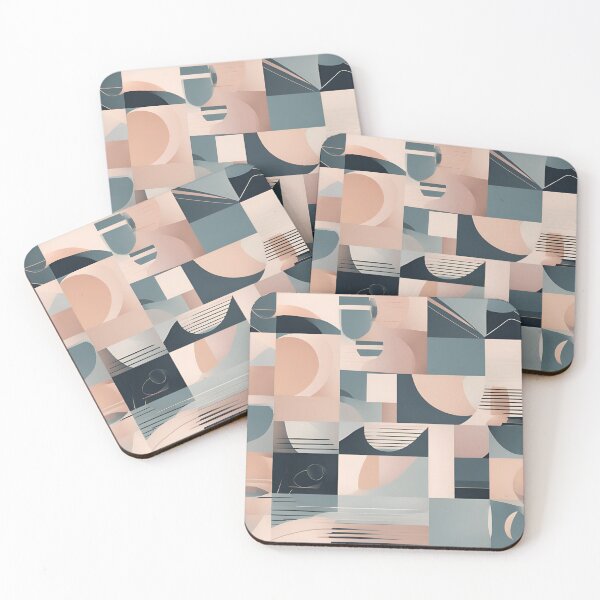 Item preview, Abstract Grid with Shapes and Lines designed and sold by Eman Abou Ghazy.
