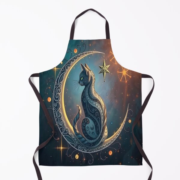 Item preview, A cat dominating the moon designed and sold by artedamensagem.