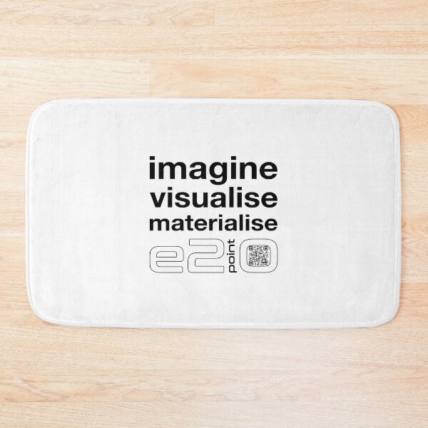Item preview, e2point0 - Imagine Visualise Materialise (black) designed and sold by e2point0.