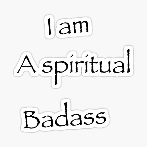 Artikel-Vorschau von Ich bin ein spiritueller Badass, designt und verkauft von Theo Actunify.