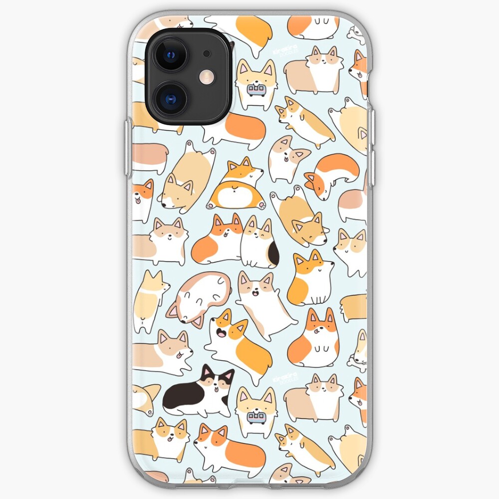 Corgilicious Corgi Doodle iPhone Case & Cover