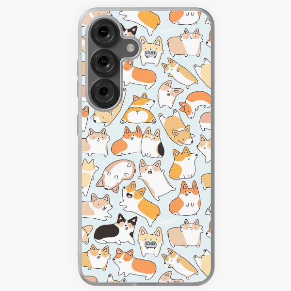 Corgilicious Corgi Doodle Samsung Galaxy Soft Case