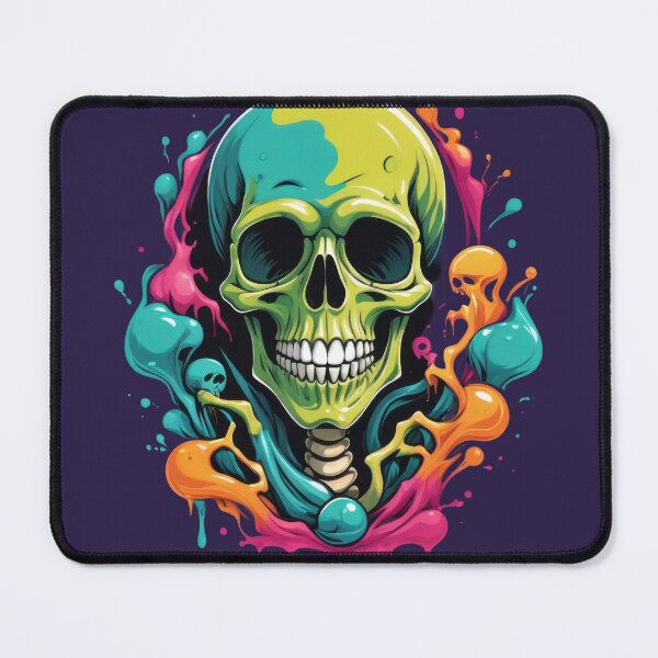 Item preview, Toxic Oozing Skull designed and sold by dustcrawler.
