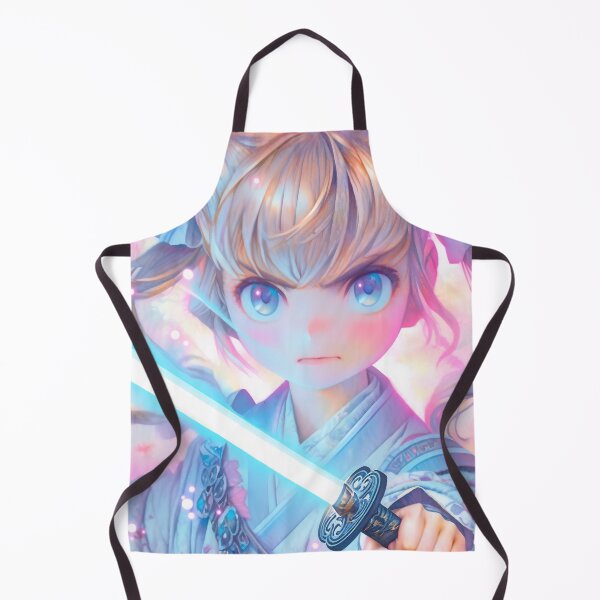 Item preview, Intense Glowing Sword Anime Girl designed and sold by bubblegoth.