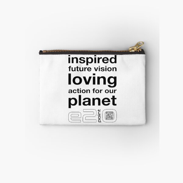 Item preview, e2point0 - Inspired future vision loving action for the planet (black) designed and sold by e2point0.