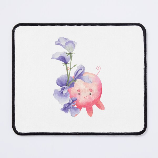 Item preview, Purple flower Pink monster designed and sold by FluffyMonster13.