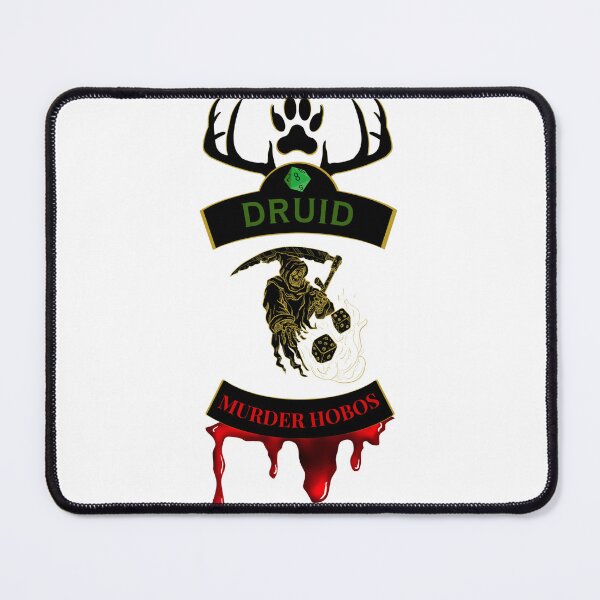 Item preview, Druid. Murder Hobos. Biker Style Patch designed and sold by Ferndragons.