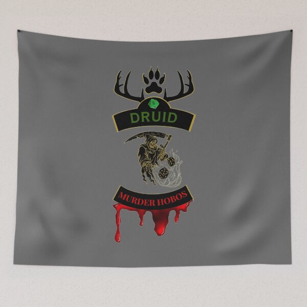 Item preview, Druid. Murder Hobos. Biker Style Patch  designed and sold by Ferndragons.
