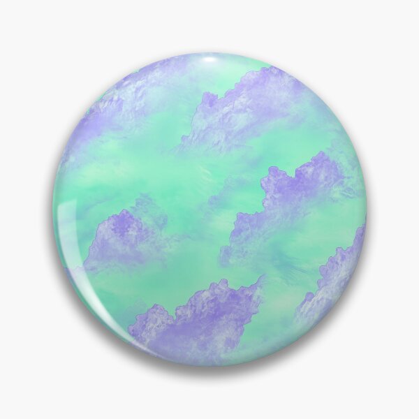 Item preview, Nubes moradas y verdes designed and sold by  patchworkpersona.