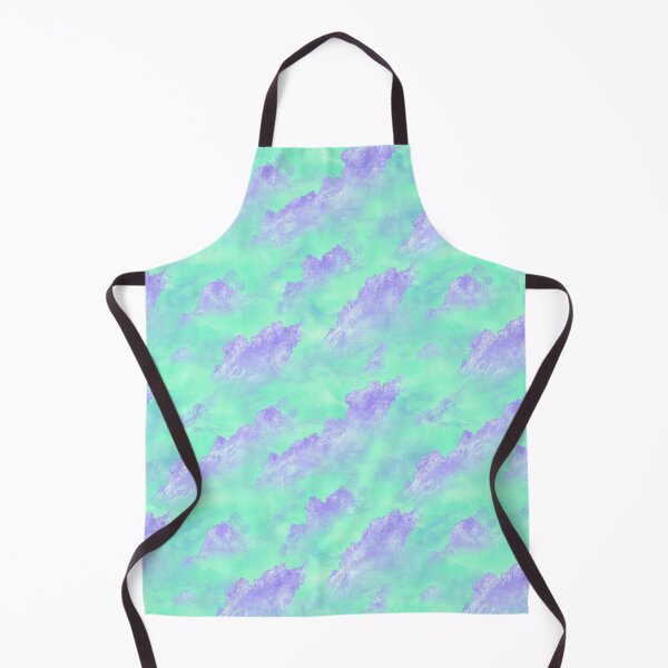 Item preview, Purple and Green Clouds designed and sold by  patchworkpersona.
