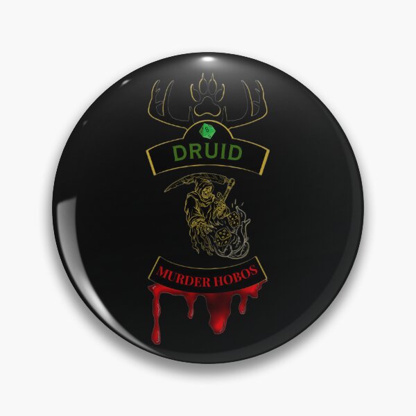 Item preview, Druid. Murder Hobos. Biker Style Patch  designed and sold by Ferndragons.