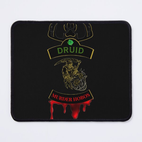 Item preview, Druid. Murder Hobos. Biker Style Patch designed and sold by Ferndragons.