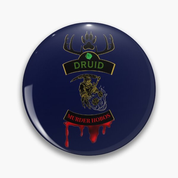 Item preview, Druid. Murder Hobos. Biker Style Patch  designed and sold by Ferndragons.