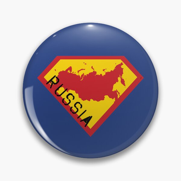 Item preview, RUSSIA SHIELD - Freedom Is The Superpower -  SUPERHERO spellout  design designed and sold by pelagio.