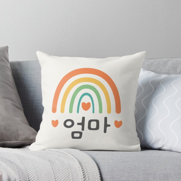 Item preview, 엄마 - Mom in Korean - Colorful Rainbow - Cute Gift for Korean Mom designed and sold by patternjp.