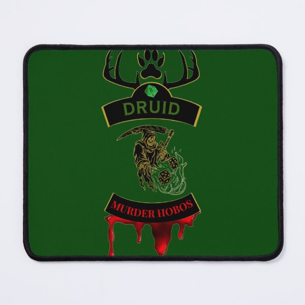 Item preview, Druid. Murder Hobos. Biker Style Patch designed and sold by Ferndragons.