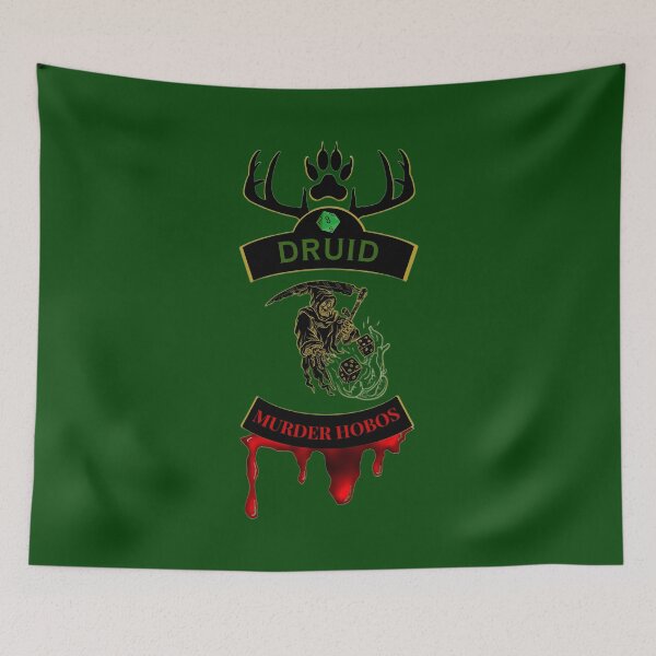 Item preview, Druid. Murder Hobos. Biker Style Patch  designed and sold by Ferndragons.