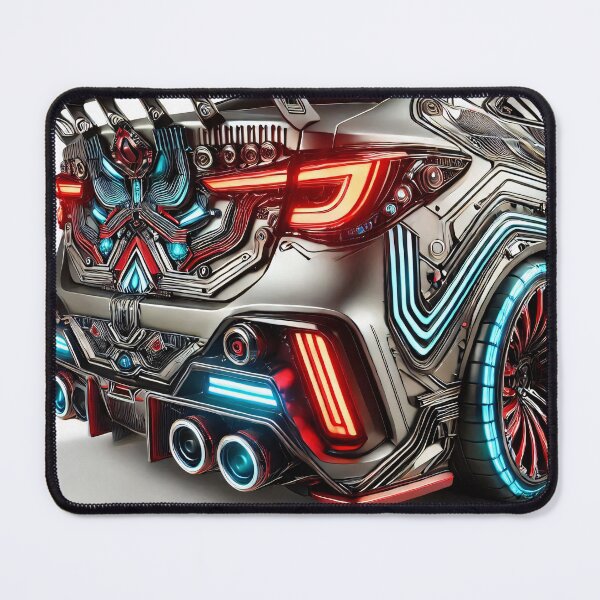 Item preview, A futuristic car with a sleek design, glowing lights, and intricate mechanical details designed and sold by homydesign.
