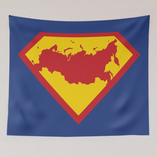 Item preview, SUPER RUSSIA SHIELD - Freedom Is The Superpower -  SUPERHERO  design designed and sold by pelagio.