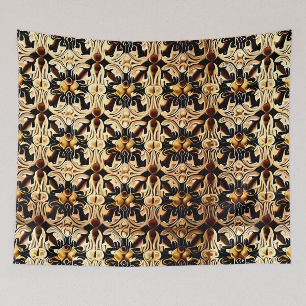 Item preview, Midcentury Modern Boho Grid Seamless Repeat Pattern Print designed and sold by Zeporas Castle.