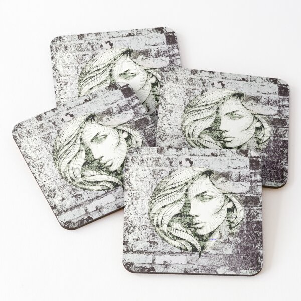 Item preview, Whispers on the Wall - The Vintage Muse - dePace' designed and sold by mrpropcake.