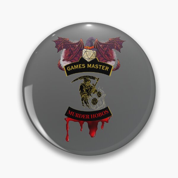 Item preview, Games Master. Murder Hobos. Biker Style Patch  designed and sold by Ferndragons.