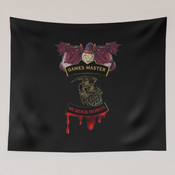Item preview, Games Master. Murder Hobos. Biker Style Patch  designed and sold by Ferndragons.