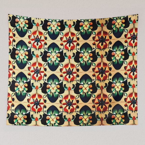 Item preview, Midcentury Modern Boho Grid Seamless Repeat Pattern Print designed and sold by Zeporas Castle.