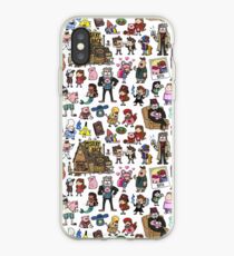 Nette Schwerkraft fällt Gekritzel iPhone-Hülle & Cover