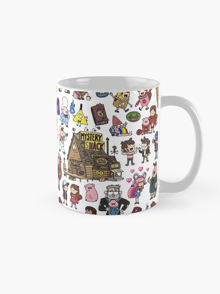 Thumbnail 5 of 6, Coffee Mug, Cute Gravity Falls Doodle designed and sold by KiraKiraDoodles.