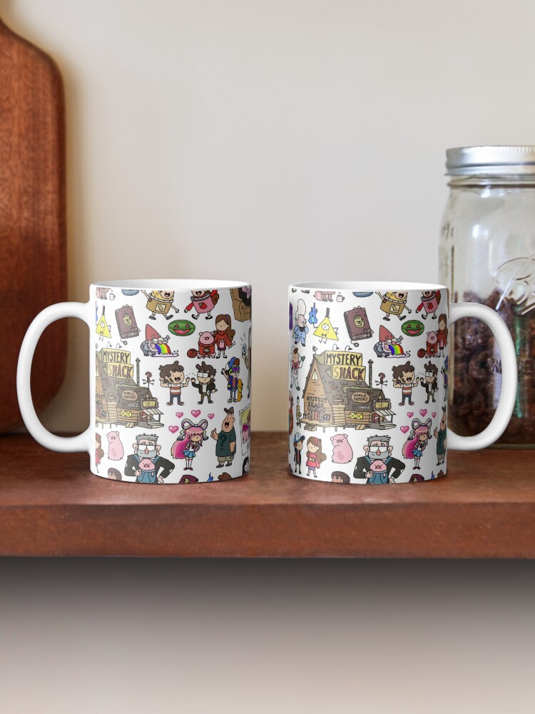 Thumbnail 2 of 6, Coffee Mug, Cute Gravity Falls Doodle designed and sold by KiraKiraDoodles.