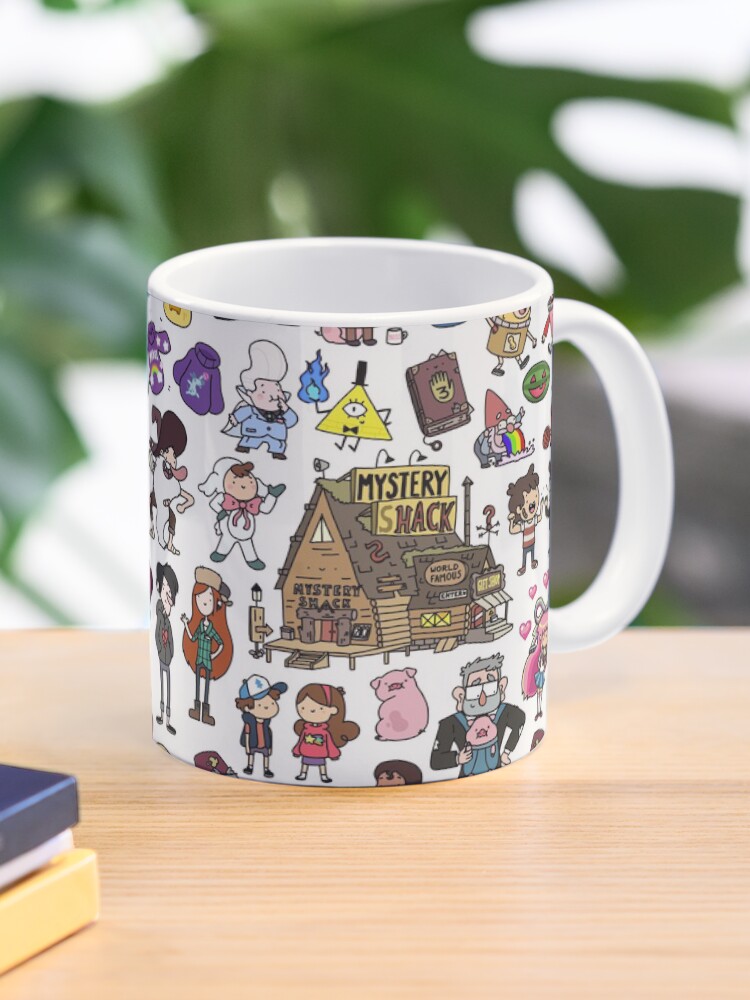 Thumbnail 1 of 6, Coffee Mug, Cute Gravity Falls Doodle designed and sold by KiraKiraDoodles.