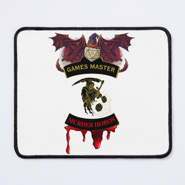 Item preview, Games Master. Murder Hobos. Biker Style Patch designed and sold by Ferndragons.