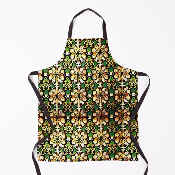 Item preview, Green Modern Boho Grid Seamless Repeat Pattern Print designed and sold by Zeporas Castle.