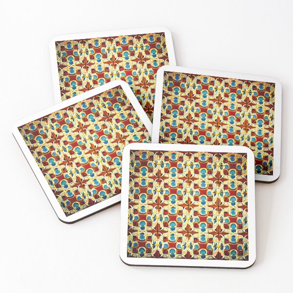 Item preview, Midcentury Modern Boho Grid Seamless Repeat Pattern Print designed and sold by Zeporas Castle.