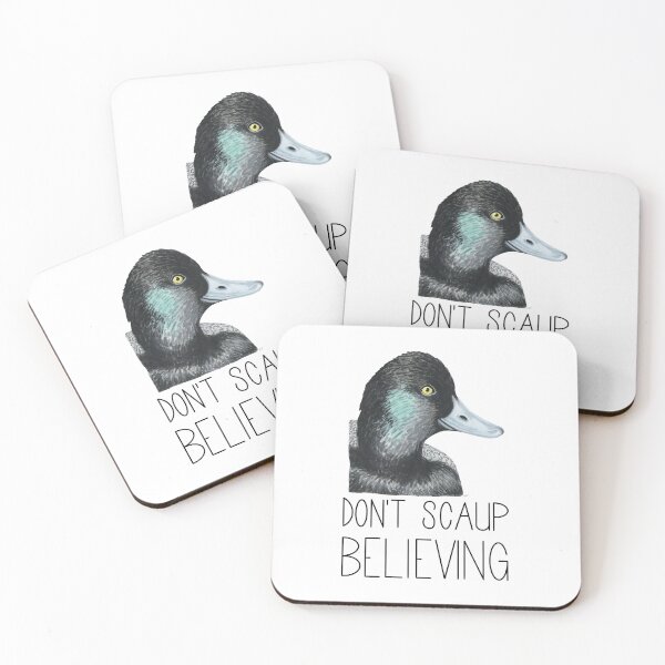 Item preview, Don't Scaup Believing (Lesser Scaup) designed and sold by LauraWolfArtist.
