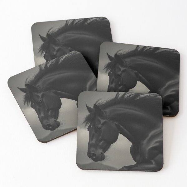 Item preview, Black Horse running designed and sold by FunandPrint.