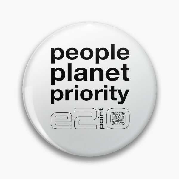 Item preview, e2point0 - People Planet Priority (black) designed and sold by e2point0.