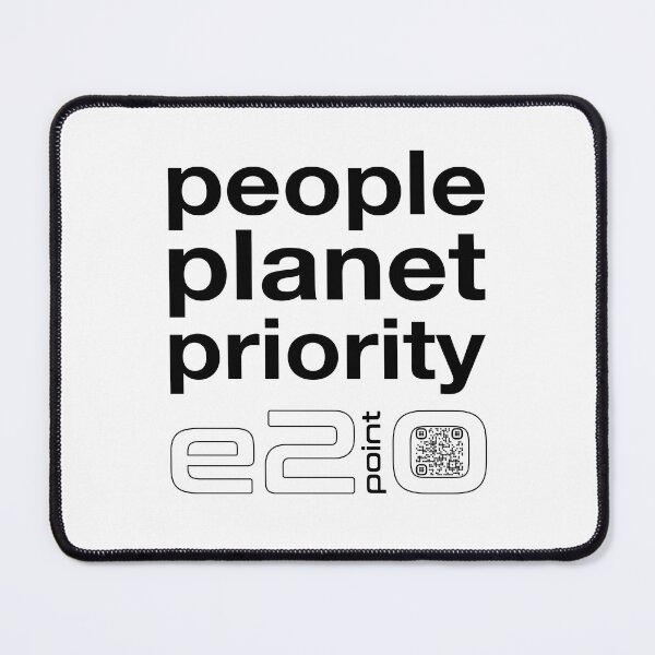 Item preview, e2point0 - People Planet Priority (black) designed and sold by e2point0.