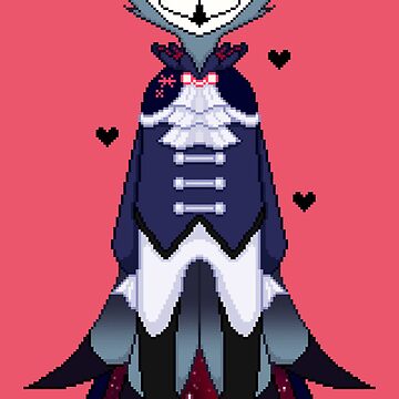 Artwork thumbnail, pixel stolas! (date outfit) by rebbyte