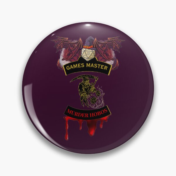 Item preview, Games Master. Murder Hobos. Biker Style Patch  designed and sold by Ferndragons.