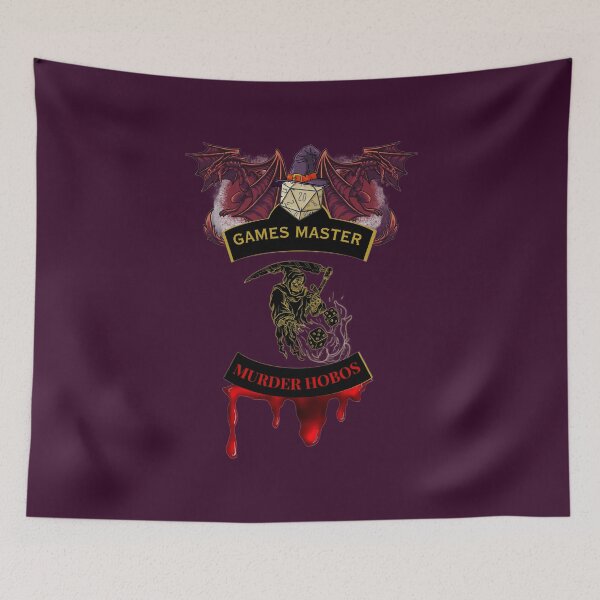 Item preview, Games Master. Murder Hobos. Biker Style Patch  designed and sold by Ferndragons.