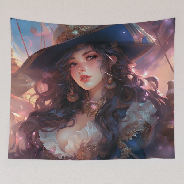 Item preview, Pirate Captain Adventurer Woman designed and sold by bubblegoth.