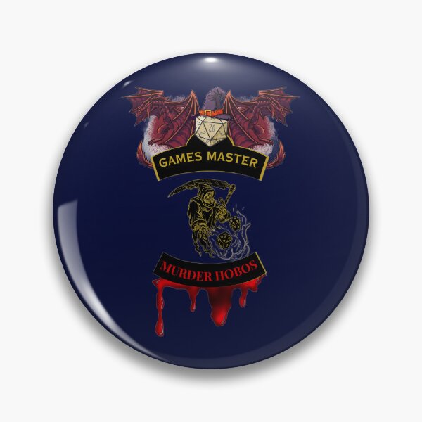 Item preview, Games Master. Murder Hobos. Biker Style Patch  designed and sold by Ferndragons.